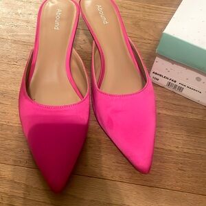 Pink Magenta kitten heels